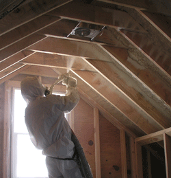 Chicago IL attic spray foam insulation